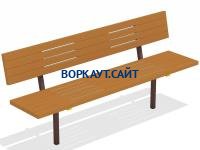 Диван уличный МАФ 1608 в Ставрополе