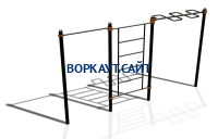 Спортивный комплекс воркаут ВС-129 в Ставрополе