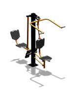 Уличный тренажер "Верхняя тяга Жим ногами" УТ322 в Ставрополе