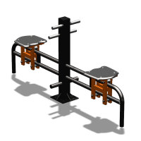 Уличный тренажер  "Каталка двойная"   УТ215 в Ставрополе
