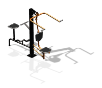 Уличный тренажер "Верхняя тяга Вело" УТ340 в Ставрополе