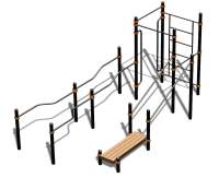 Спортивный комплекс воркаут ВС-194 в Ставрополе