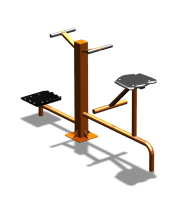 Уличный тренажер "Твистер стоя Твистер сидя" УТ323 в Ставрополе