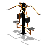 Уличный тренажер  "Верхняя тяга двойная"  УТ207 в Ставрополе