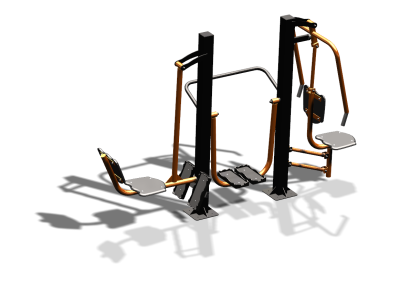Уличный тренажер "Жим ногами Шагомер Жим от груди" УТ333 в Ставрополе