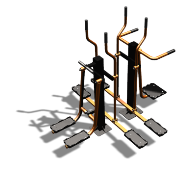 Уличный тренажер "Шпагат Маятник Лыжник двойной" УТ335 в Ставрополе