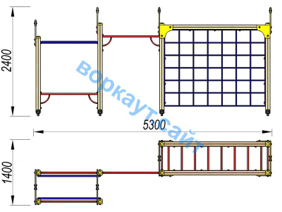 Детский спортивный комплекс Атлет ДСК 3106 в Ставрополе