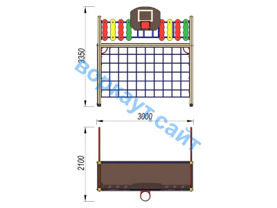 Детский спортивный комплекс ДСК 3101 в Ставрополе