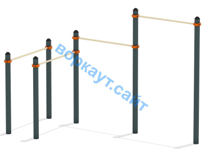 Турник двойной с брусьями ВС-17 в Ставрополе