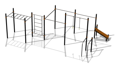 Спортивный комплекс воркаут ВС-153 в Ставрополе