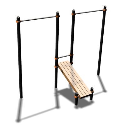 Воркаут турники со скамьей для пресса ВС-27 в Ставрополе