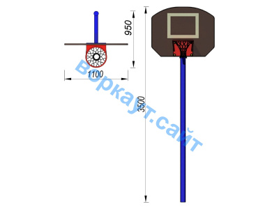 Баскетбольный щит СИО 3510 в Ставрополе