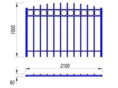 Ограждение спортивной площадки МАФ 5005 в Ставрополе