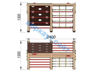 Детский спортивный комплекс ДСК 3203 в Ставрополе