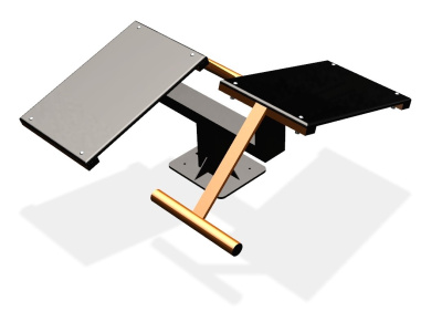 Уличный тренажер  "Скамья для пресса двойная"   УТ213 в Ставрополе