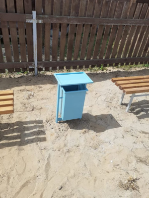 Урна с крышкой МАФ 1631 в Ставрополе