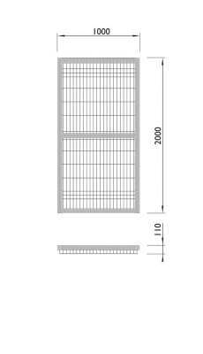 Калитка спортивной площадки МАФ 5105 в Ставрополе