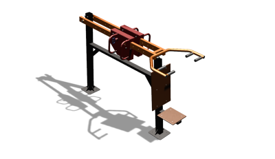 Силовой уличный тренажер  "Жим сидя"  УТ412 в Ставрополе