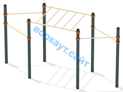 Турник разноуровневый с рукоходом ВС-26 в Ставрополе