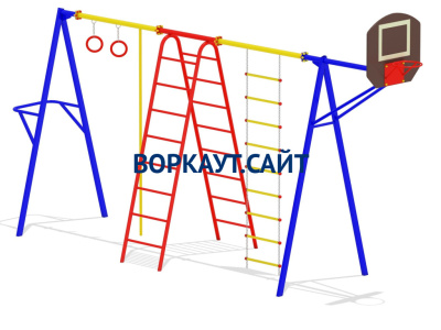 Гимнастический комплекс с баскетбольным щитом МАФ 3001 в Ставрополе Гимнастический комплекс с баскетбольным щитом МАФ 3001 в Ставрополе