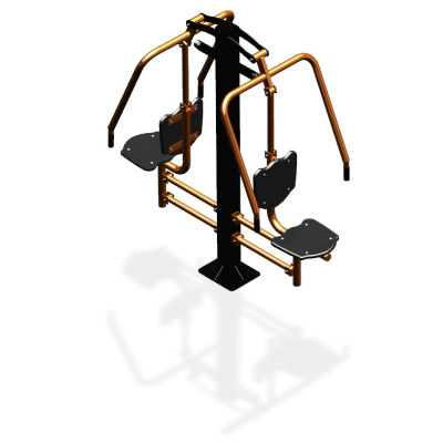 Уличный тренажер  "Жим от груди двойной" УТ204 в Ставрополе