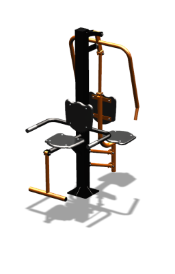 Уличный тренажер "Жим от груди Флекс" УТ324 в Ставрополе