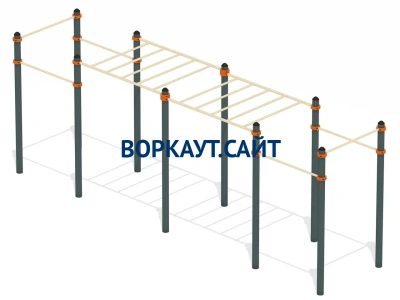 Воркаут рукоход с турниками ВС-23 в Ставрополе
