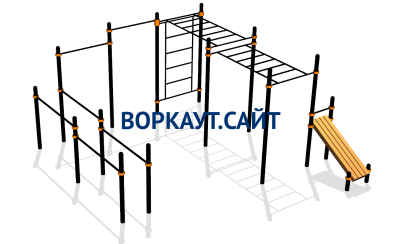 Спортивный комплекс воркаут ВС-109 в Ставрополе