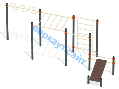 Спортивный комплекс воркаут ВС-45 в Ставрополе