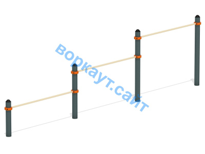 Каскад турников тройной ВС-6 в Ставрополе