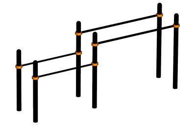 Брусья разновысокие ВС-15 в Ставрополе