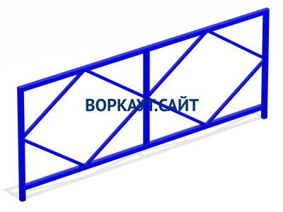 Ограждение площадки МАФ 5001 в Ставрополе