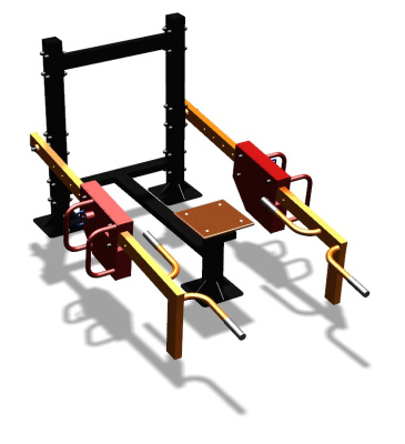 Силовой уличный тренажер  "Приседания/Шраги"  УТ413 в Ставрополе