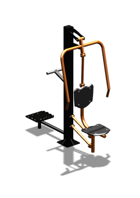 Уличный тренажер "Жим от груди Твистер" УТ328 в Ставрополе