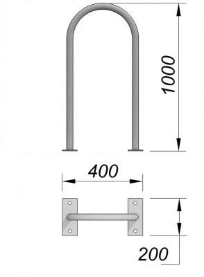 Велопарковка МАФ 6001 в Ставрополе