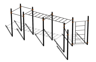 Спортивный комплекс воркаут ВС-118 в Ставрополе