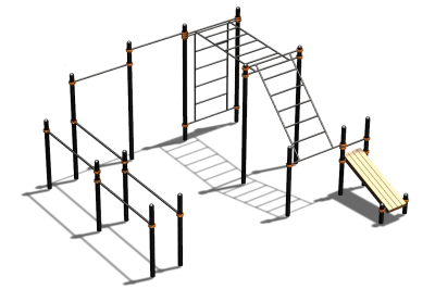 Спортивный комплекс воркаут ВС-146 в Ставрополе