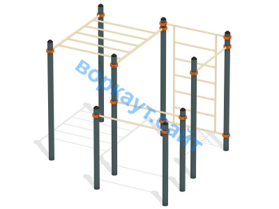 Спортивный комплекс воркаут ВС-48 в Ставрополе