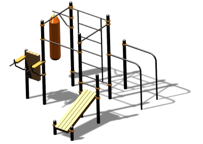 Спортивный комплекс воркаут ВС-93 в Ставрополе