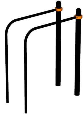 Воркаут брусья приставные ВС-39 в Ставрополе