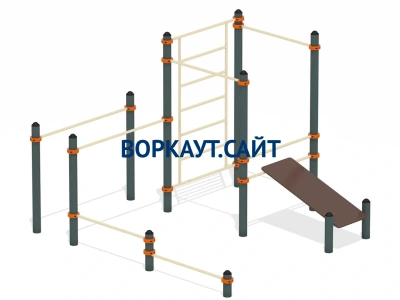 Спортивный комплекс воркаут ВС-43 в Ставрополе