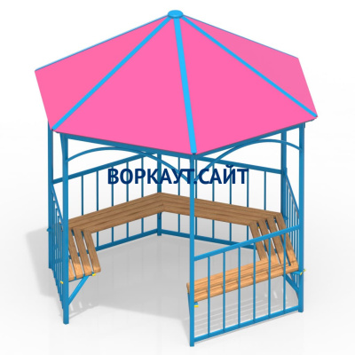 Беседка с лавками МАФ 4120 в Ставрополе