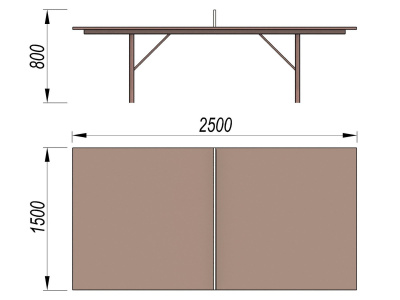 Теннисный стол МАФ 3517 в Ставрополе