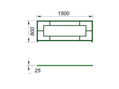 Ограждение площадки МАФ 5000 в Ставрополе