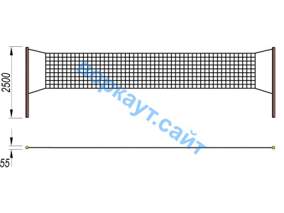 Волейбольные стойки СИО 3515 в Ставрополе