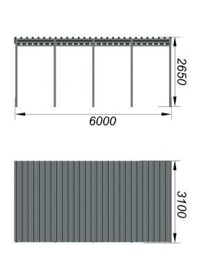 Теневой навес трибун МАФ 4130 в Ставрополе