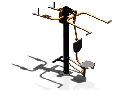 Уличный тренажер "Верхняя тяга Брусья Пресс" УТ339 в Ставрополе