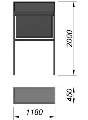 Информационный стенд МАФ 6006 в Ставрополе