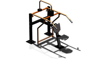 Силовой уличный тренажер  "Жим вверх сидя"  УТ403 в Ставрополе