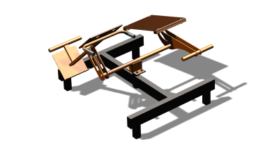 Силовой уличный тренажер  "Пресс Гиперэкстензия"  УТ420 в Ставрополе